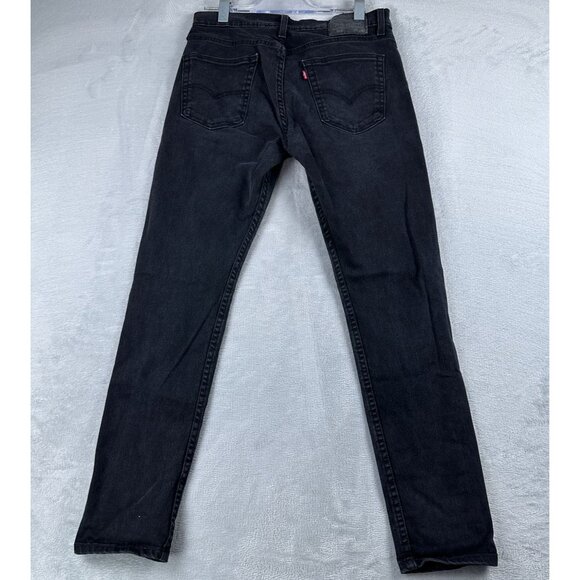 Levi Strauss & Co. 512 Skinny Jeans Womens Size W32X32L High Rise Black - Picture 2 of 14